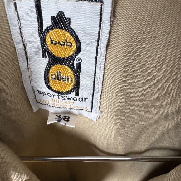 Bob‎ Allen Sportswear Hunting Jacket Men's 38 Suede Shoulder Shooting Outdoors - Picture 3 of 4